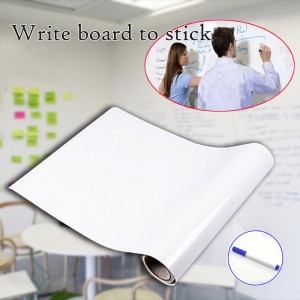 200cm*45cm Education Teach Dry Erase Writing Wall Paper Whiteboard Wall Sticker   132743621177